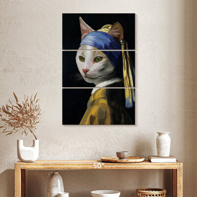 Trinx Ketti Girl With A Pearl Earring Inspired Cat