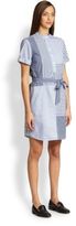 Thumbnail for your product : Band Of Outsiders Patchwork Shirtdress