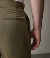 Thumbnail for your product : Reiss Board Side Fasten Linen Trousers