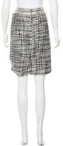 Thumbnail for your product : Tory Burch Embellished Bouclé Skirt