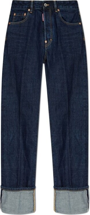 DSQUARED2 Authentic Denim Wash Tomboy Jeans
