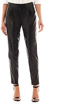 Thumbnail for your product : JCPenney Worthington Faux-Leather Slim Pants