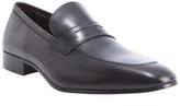Thumbnail for your product : A. Testoni Basic 30961 A. Testoni Basic black leather penny loafers