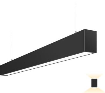 MW LIGHTING Black 60W/80W/100W Selectable Integrated LED Linear Light 3000K-6500K Hanging Office Shop Light Fixture