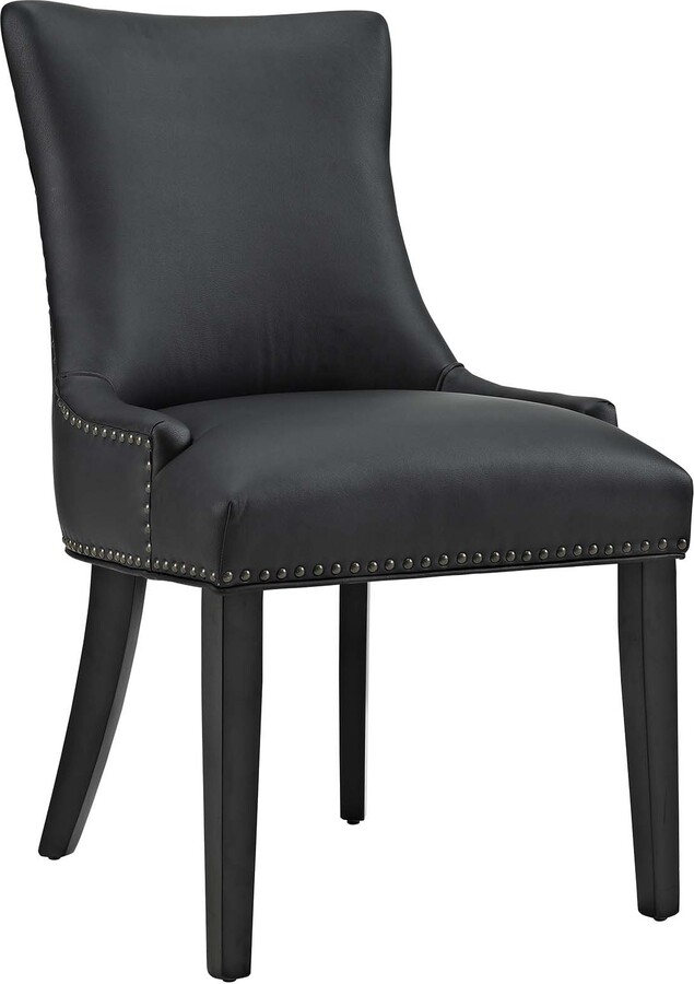 Modway MO- Marquis Modern Faux Leather Upholstered with Nailhead Trim