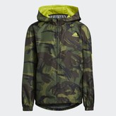 Thumbnail for your product : adidas Print Camo Wind Jacket Black Heather S Kids
