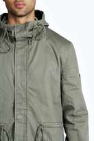Thumbnail for your product : boohoo Lightweight Cotton Festival Parka