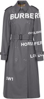 Thumbnail for your product : Burberry Horseferry Print Cotton Gabardine trench coat