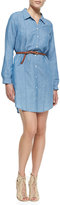 Thumbnail for your product : Joie Tarellia Long-Sleeve Denim Shirtdress