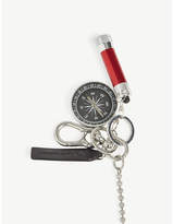 Thumbnail for your product : DSQUARED2 Compass and light branded chain key ring