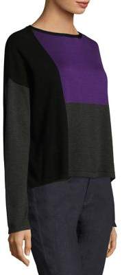 Eileen Fisher The Color Block Collection Sweater