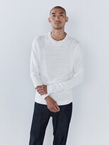 Thumbnail for your product : Raey Fallen Cotton Long-sleeved T-shirt