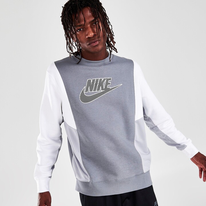 Nike Men's Sportswear Hybrid Fleece Pullover Sweatshirt - ShopStyle