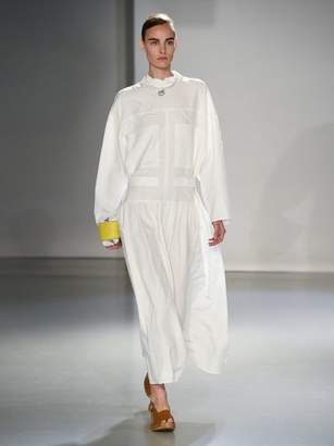 Joseph Camille Tie Waist Dress - Womens - White