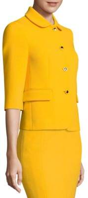 Michael Kors Wool Button-Front Jacket