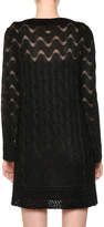 Thumbnail for your product : Missoni V-Neck Long-Sleeve Metallic-Knit Tunic Dress
