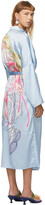 Thumbnail for your product : I'm Sorry by Petra Collins SSENSE Exclusive Blue Graphic Morning Gown