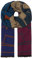 Thumbnail for your product : Boglioli Quad jacquard scarf