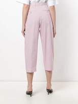 Thumbnail for your product : Mauro Grifoni banana cropped trousers