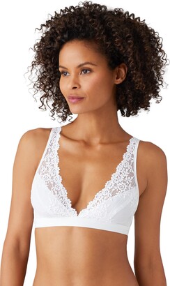 Yandw Women Bra Lace Embroidery Hollow Front Closure Nude Sexy