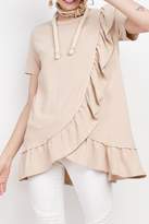 Thumbnail for your product : Easel Basic Ruffle Tunic