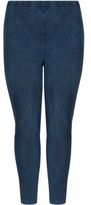 Thumbnail for your product : New Look Inspire Blue Jersey Acid Wash Denim Leggings