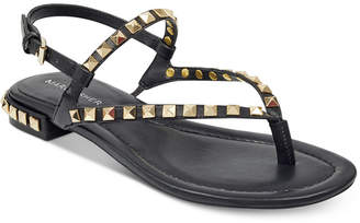 marc fisher pamali studded flat sandals