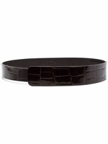 Thumbnail for your product : Gianfranco Ferré Pre-Owned 1990s Crocodile Effect Leather Belt