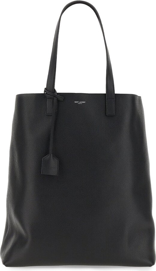 Saint Laurent Bold Logo Detailed Tote Bag