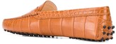 Thumbnail for your product : Tod's Crocodile Embossed Penny Loafers