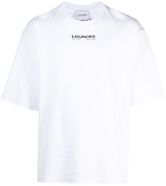 Lourdes Logo-Print Cotton T-Shirt