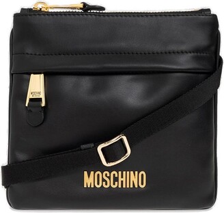 Moschino Black Leather Clutch for Men Save 4% Mens Pouches and wristlets Moschino Pouches and wristlets 