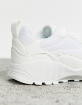 Thumbnail for your product : ASOS DESIGN Dominic chunky trainers in white