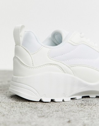 ASOS DESIGN Dominic chunky trainers in white