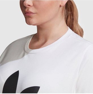 adidas Trefoil T-shirt - Plus Size - White