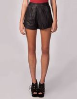 Thumbnail for your product : Museum Luxe Leather Short