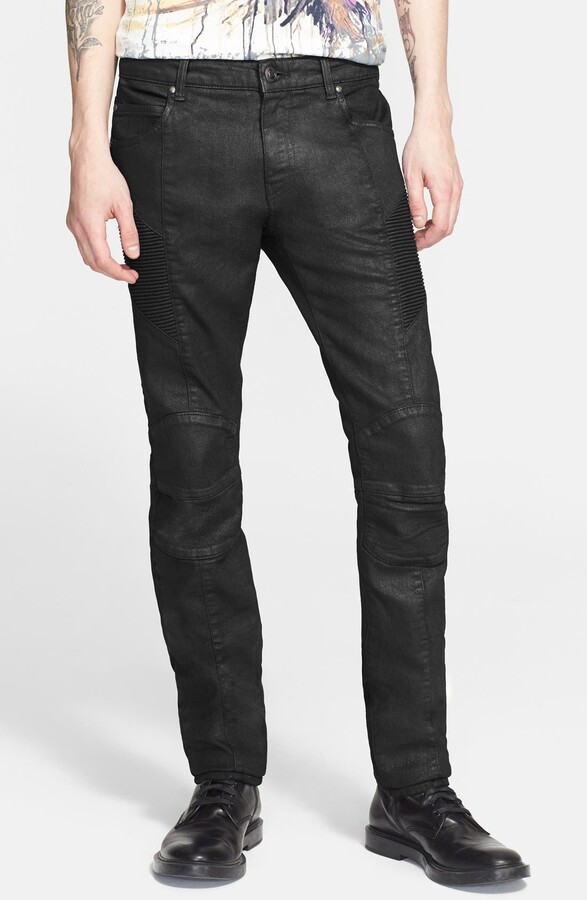 Coated Black Denim Jeans Men | Shop the world's largest collection 