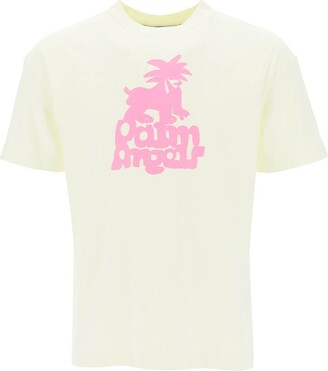 Palm Angels 19SS Classic Logo Sanskrit Print Bat Sleeve T-Shirt A712  #fashion #clothing #shoes #accessories #men #mensclothing (…
