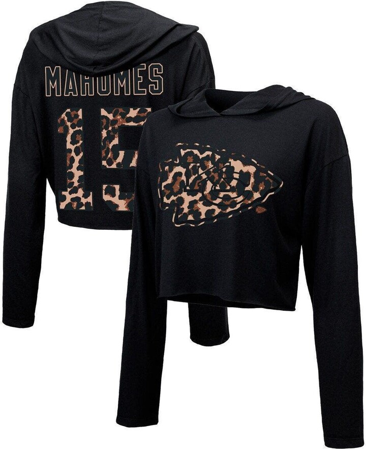 Women's Majestic Threads Patrick Mahomes Black Kansas City Chiefs