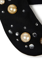 Thumbnail for your product : RED Valentino Embellished Satin Collar