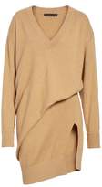 Thumbnail for your product : Alexander Wang Asymmetrical Wool & Cashmere Blend Sweater Dress
