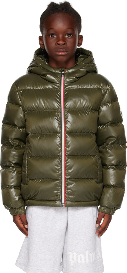 Moncler Enfant Kids Green New Aubert Down Jacket ShopStyle Girls