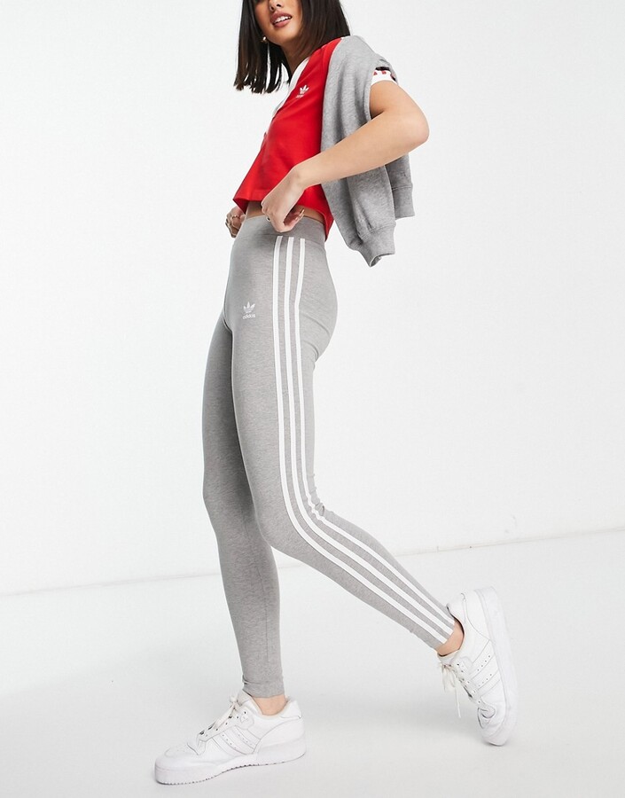Adidas Three Stripe Leggings | ShopStyle