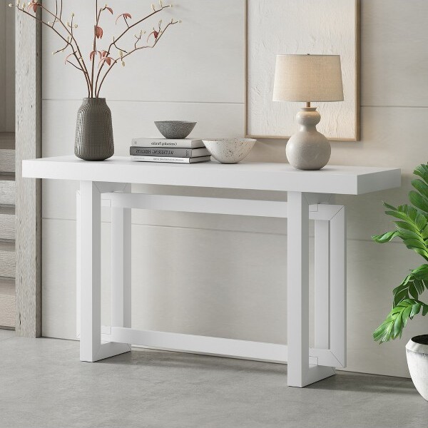 TIRAMISUBESTContemporaryStyleConsoleTableModernSofaTableMinimalistLongEntrywayTableHallwayDisplayTable