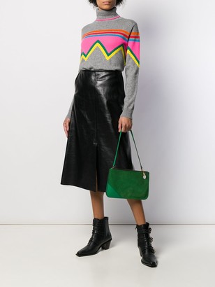 Chinti and Parker Colour-Block Turtle Neck Top