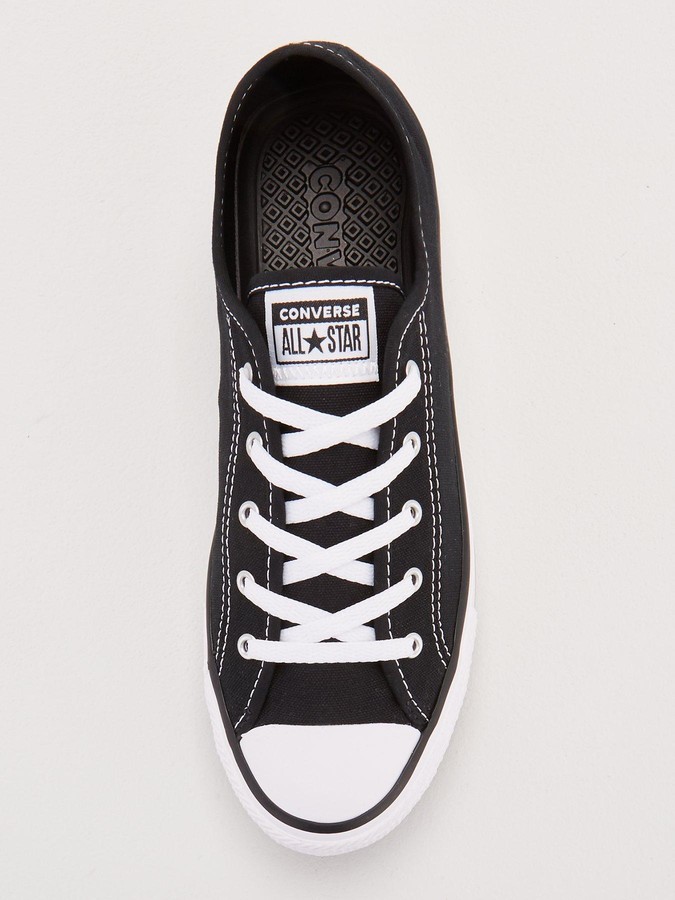 converse dainty black