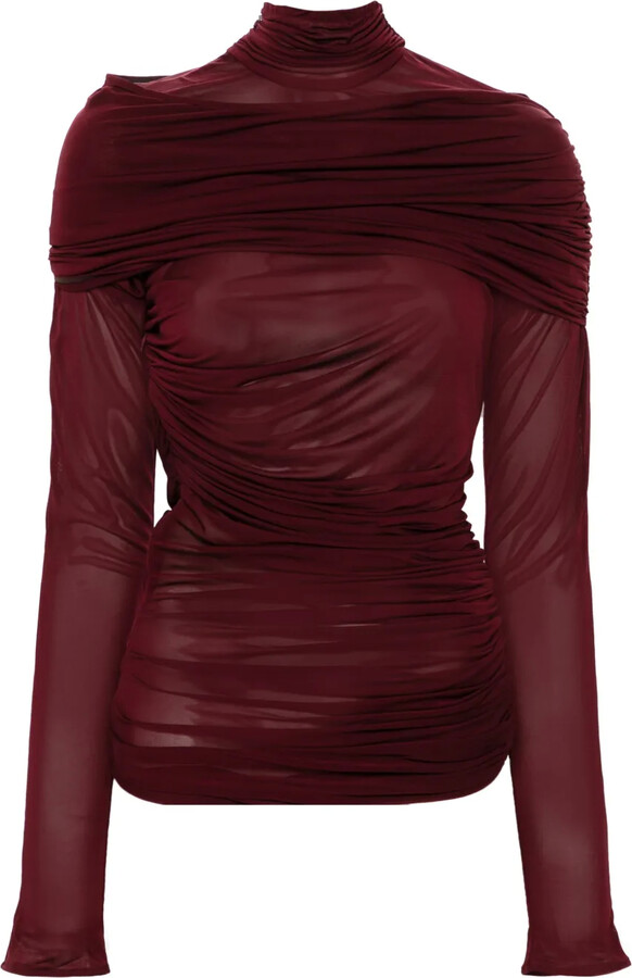 Thierry Mugler Ruched Top