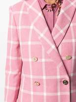 Thumbnail for your product : Just Cavalli double breasted check blazer