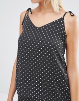 Thumbnail for your product : Fashion Union Cami Top In Polka Dot Co-Ord