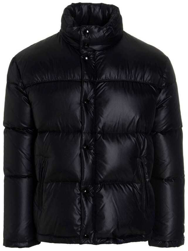 Saint Laurent Doudoune Buttoned Puffer Jacket - ShopStyle